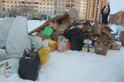 Активисты в Северодвинске спасли от попадания на свалку 63 тонны вторсырья