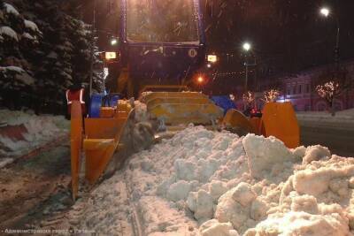 Мэрия Рязани назвала улицы, с которых вывезут снег в ночь на 14 января