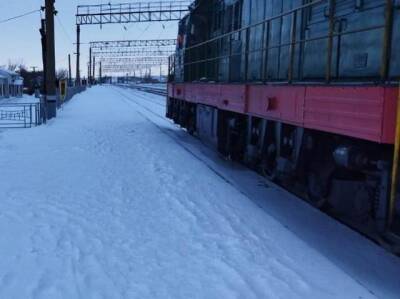 Экстремальные забавы: в Челябинской области матери с детьми катались на санках около железной дороги