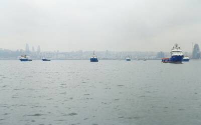 Азербайджанское каспийское морское пароходство приостановило работу судов из-за ухудшения погоды