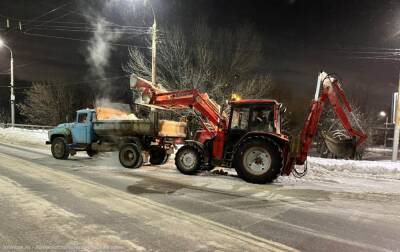 За ночь с улиц Рязани вывезли более 4000 кубометров снега