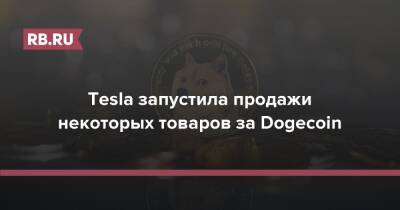 Tesla запустила продажи некоторых товаров за Dogecoin