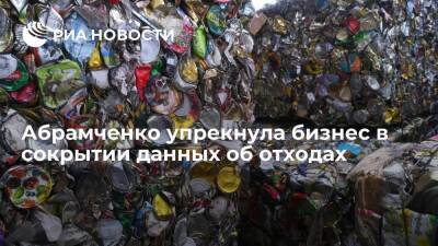 Абрамченко: бизнес не предоставляет достоверные данные об объемах утилизированных отходов