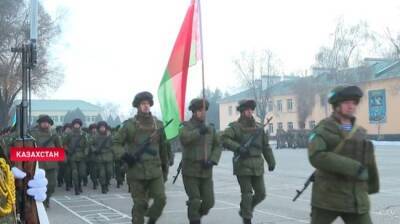 Белорусский контингент ОДКБ полностью вернулся из Казахстана