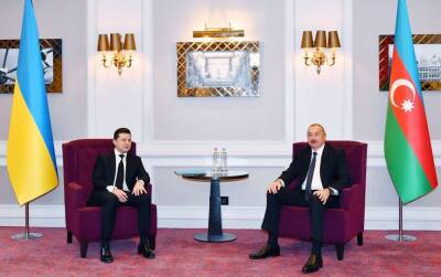 Cостоялась церемония подписания азербайджано-украинских документов с участием Президента Ильхама Алиева и Президента Володимира Зеленского