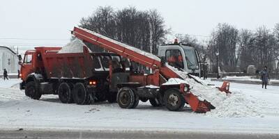 В расчистке Костромы от снега задействовали дополнительную спецтехнику