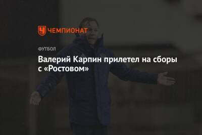 Валерий Карпин прилетел на сборы с «Ростовом»