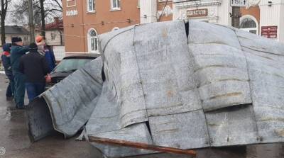 Стихия повредила крыши домов и школы искусств в Витебской области