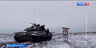 В Ростовской области прошли танковые учения