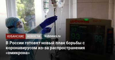 В России готовят новый план борьбы с коронавирусом из-за распространения «омикрона»