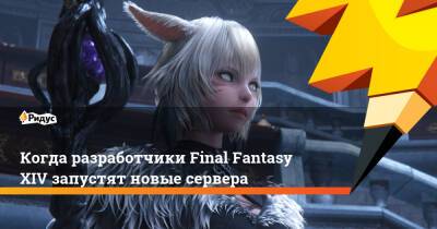 Когда разработчики Final Fantasy XIV запустят новые сервера