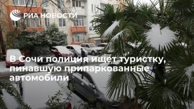 УВД: полиция в Сочи ищет туристку из Иркутской области, испортившую несколько автомобилей