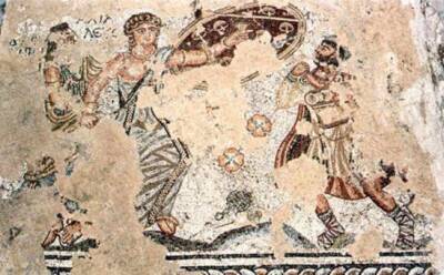 Вилла Ахиллеса в Курионе и необычная мозаика