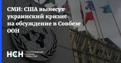 СМИ: США вынесут украинский кризис на обсуждение в Совбезе ООН