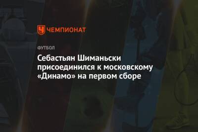 Себастьян Шиманьски присоединился к московскому «Динамо» на первом сборе