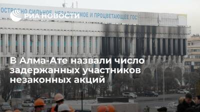 В Алма-Ате задержали более 2,4 тысячи мародеров и участников незаконных акций