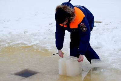 Новгородским рыбакам рассказали, где безопасно выходить на лед
