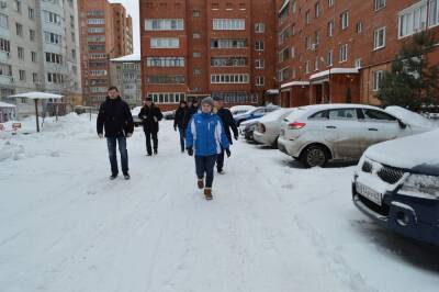 Мэр Рязани Сорокина проверила уборку снега во дворах с жилинспекцией