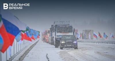 По федеральным трассам для фур временно закрыли подъезды к Ижевску и Оренбургу из-за метели