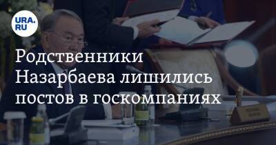 Родственники Назарбаева лишились постов в госкомпаниях