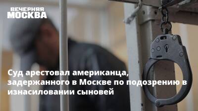 Суд арестовал американца, задержанного в Москве по подозрению в изнасиловании сыновей