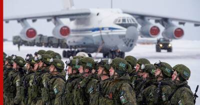Самолет ВКС с российскими миротворцами прибыл из Казахстана в Подмосковье