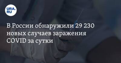В России обнаружили 29 230 новых случаев заражения COVID за сутки