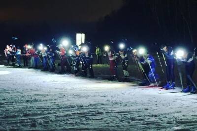 Ночная лыжная гонка состоялась в Серпухове