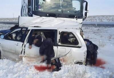 Восемь человек погибли в ДТП в Кызылординской области Казахстана