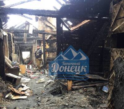 Мощный пожар в Донецке: сгорело 7 квартир, есть жертва