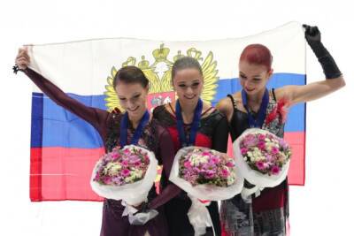 В первой тройке победителей чемпионата Европы по фигурному катанию оказались спортсменки из России