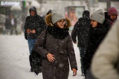 В понедельник в Москве ожидаются снег, гололедица и до минус трех градусов
