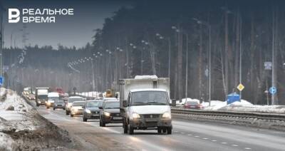 Утром на казанских дорогах образовались 7-балльные пробки