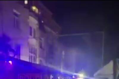 Вечером в Сочи горел трёхэтажный жилой дом