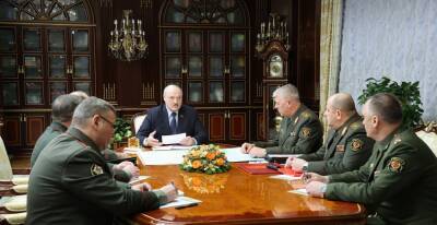 А. Лукашенко утвердил замысел совместного оперативного учения Вооружённых Сил Беларуси и России