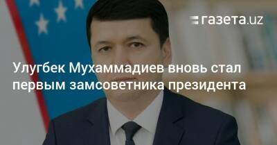 Улугбек Мухаммадиев вновь стал первым замсоветника президента
