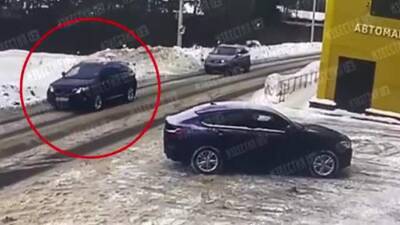 Захваченное грабителями авто вдовы Градского попало на видео