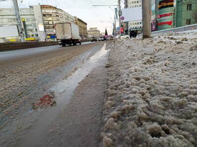 Резкое похолодание вызвало пробки 8 баллов в Новосибирске