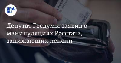 Депутат Госдумы заявил о манипуляциях Росстата, занижающих пенсии