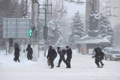 В Крещение в Волгоградской область прогнозируется снежный шторм