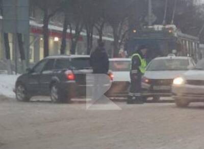 На улице Дзержинского произошло массовое ДТП