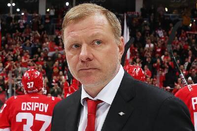Главный тренер сборной России по хоккею Жамнов сдал положительный тест на кооронавирус