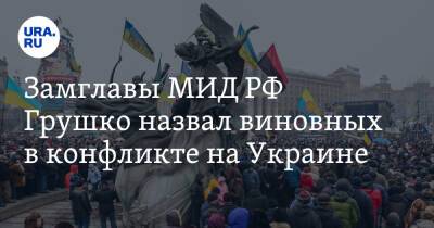 Замглавы МИД РФ Грушко назвал виновных в конфликте на Украине
