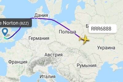 C-17A Globemaster III ВВС Великобритании прибыл в Киев