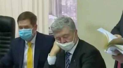 «Так он бухой»: прилетевший в Киев Порошенко «немного устал» (видео)