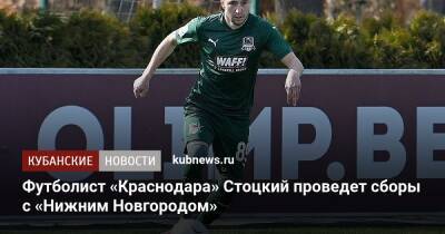 Футболист «Краснодара» Стоцкий проведет сборы с «Нижним Новгородом»