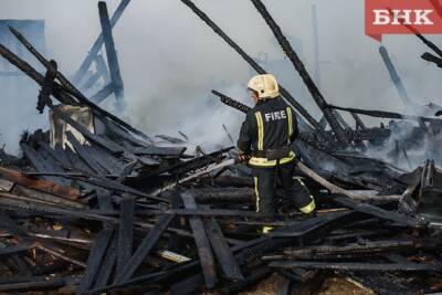 В Троицко-Печорском районе на месте пожара нашли тело пенсионера