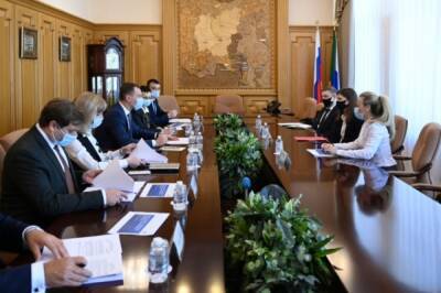 Михаил Дегтярев провел рабочую встречу с президентом нефтегазовой компании