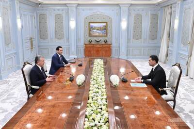 Сердар Бердымухамедов встретился с президентом Узбекистана Шавкатом Мирзиёевым