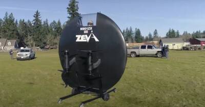 Американские инженеры провели летные испытания персональной "летающей тарелки" (видео)